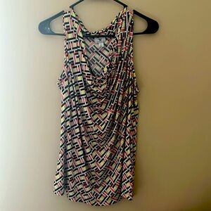 Worthington Polyester/Spandex Sleeveless Blouse